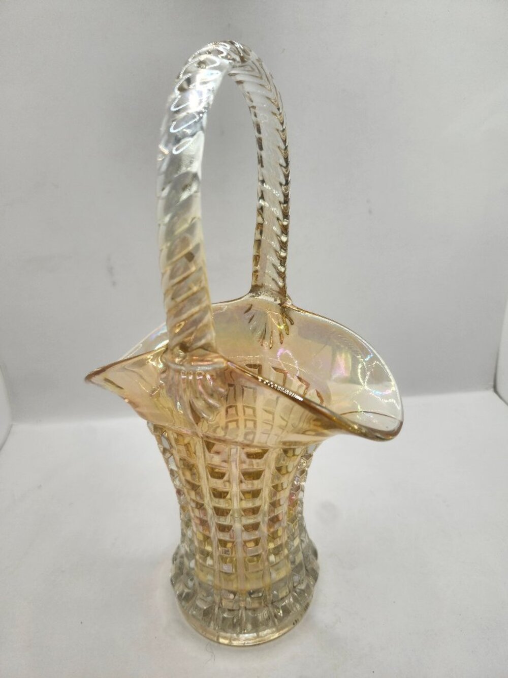Vintage Imperial Glass Basket